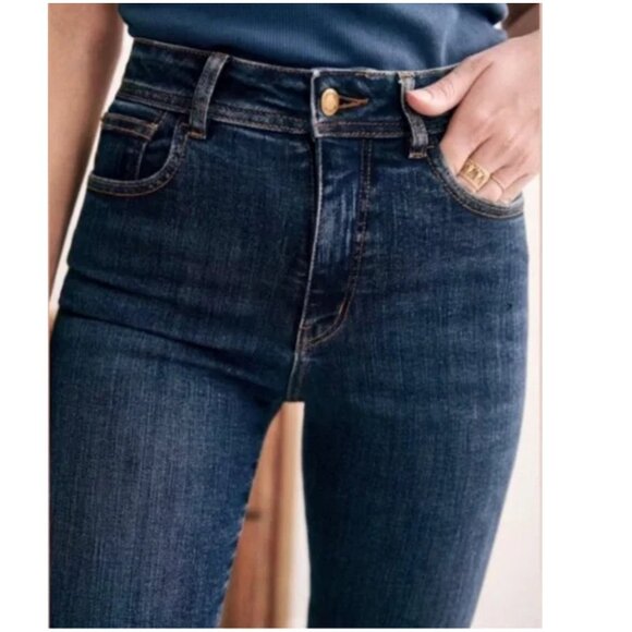 Sezane Perfect Slim jeans in blue denim size 27 skinny jeans ankle 4 26 - Picture 3 of 13